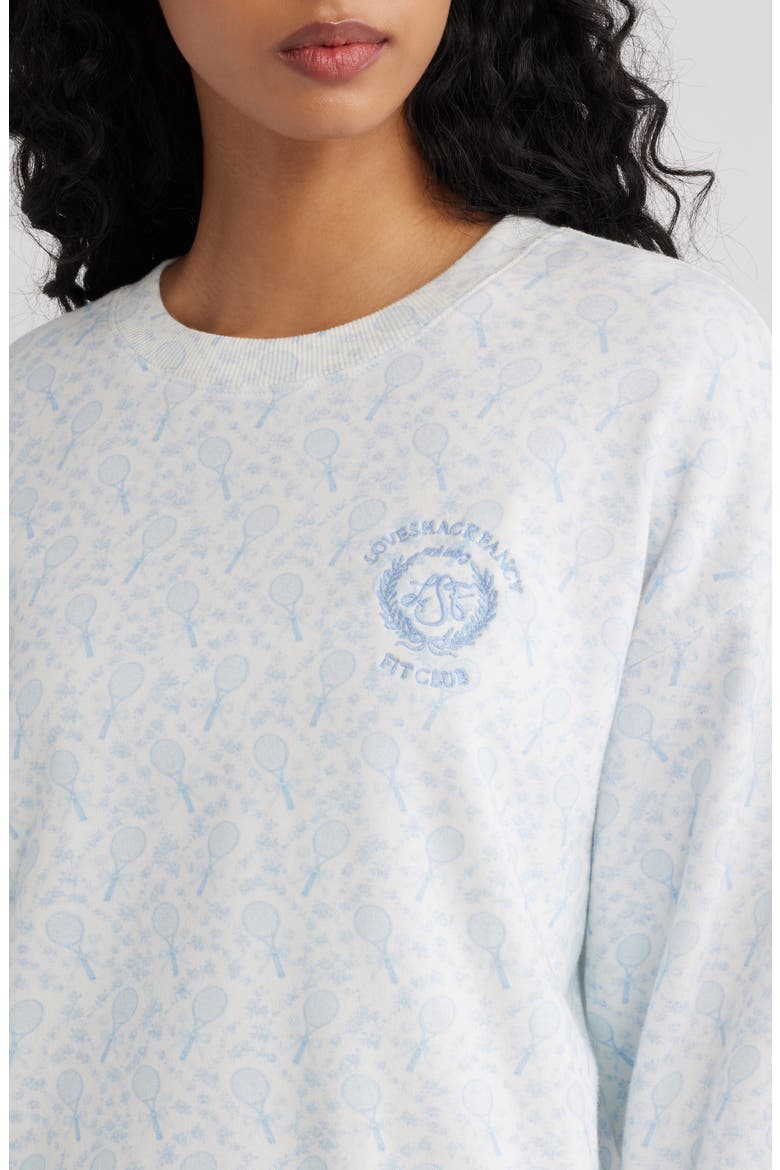 Palo Oversize Sweatshirt, Alternate, color, BLUE SERVE