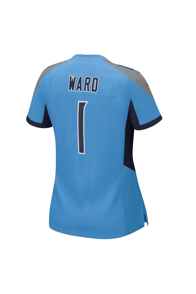 Women's Nike Cameron Ward Light Blue Tennessee Titans 2025 NFL Draft First Round Pick  Game Jersey, Alternate, color, Light Blue