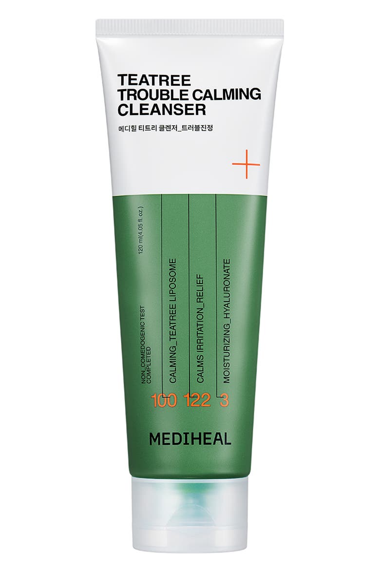 Teatree Trouble Calming Cleanser, Main, color, DARK GREEN