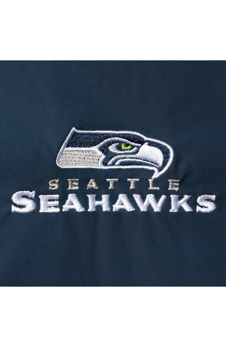 DUNBROOKE Men's Dunbrooke Navy Seattle Seahawks Triumph Fleece Full-Zip Jacket, Alternate, color, Navy