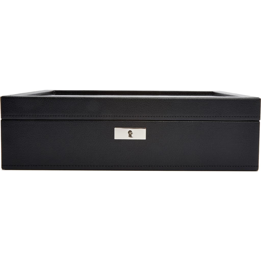 Wolf Roadster 15 Piece Watch Box In Black