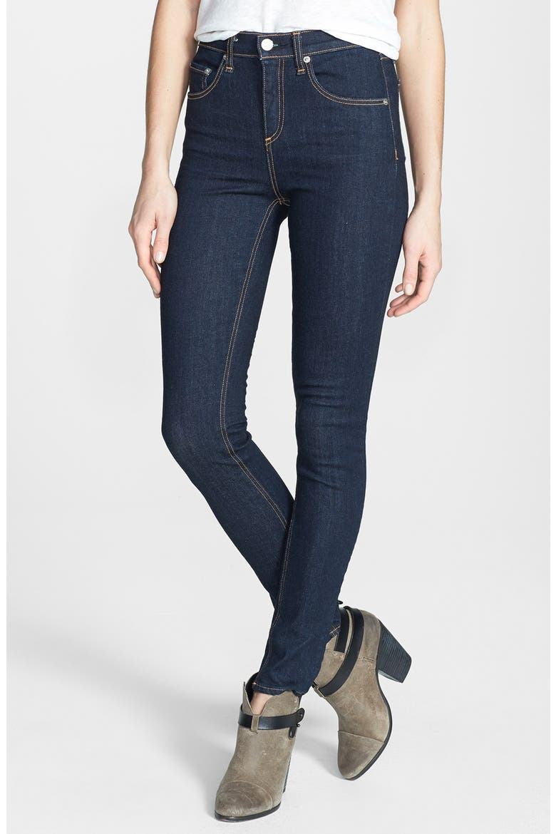 High Rise Skinny Jeans, Main, color, HERITAGE