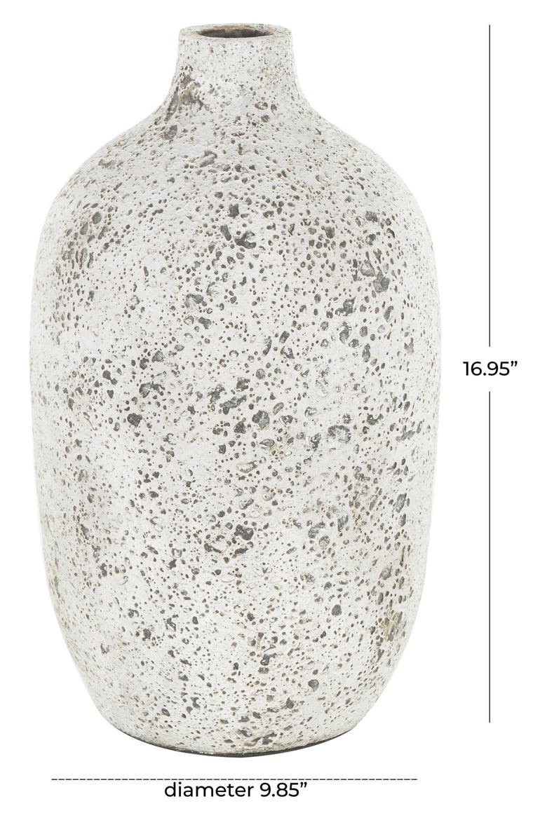 Terracotta Vase, Alternate, color, WHITE