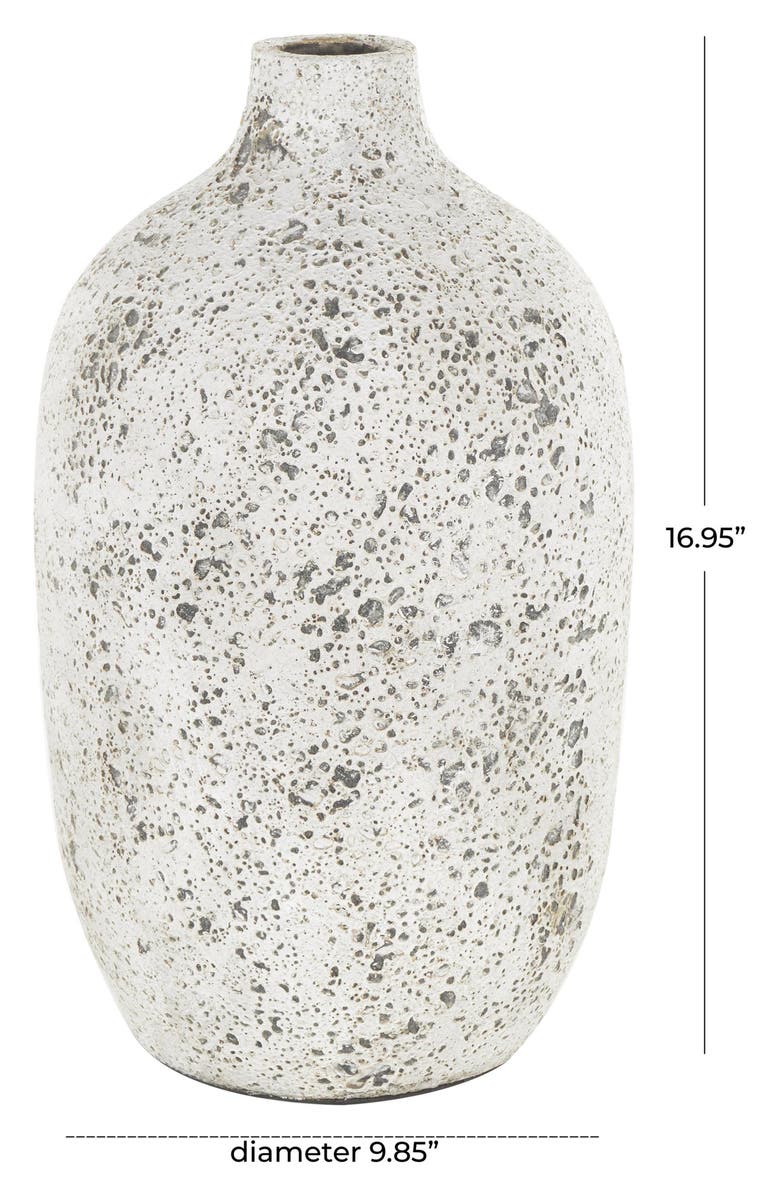 UMA Terracotta Vase, Alternate, color, White