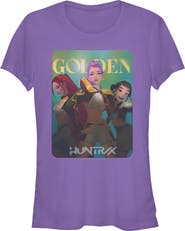KPop Demon Hunters Junior's KPop Demon Hunters Huntrix Golden Photocard Graphic T-Shirt