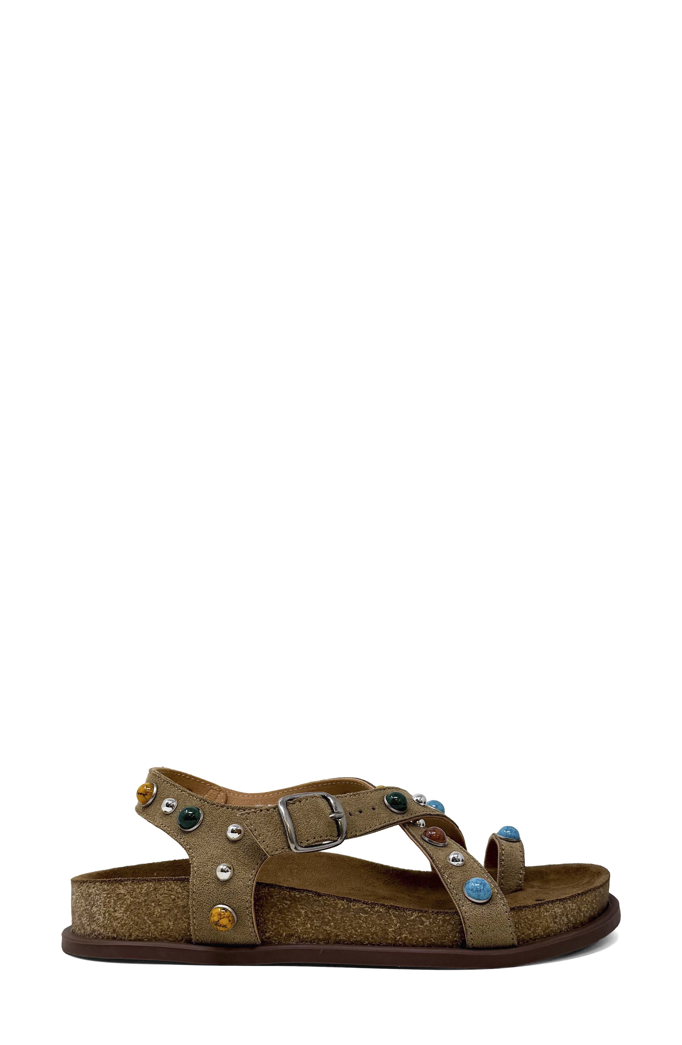 Becky Studded Sandal, Alternate, color, TAUPE