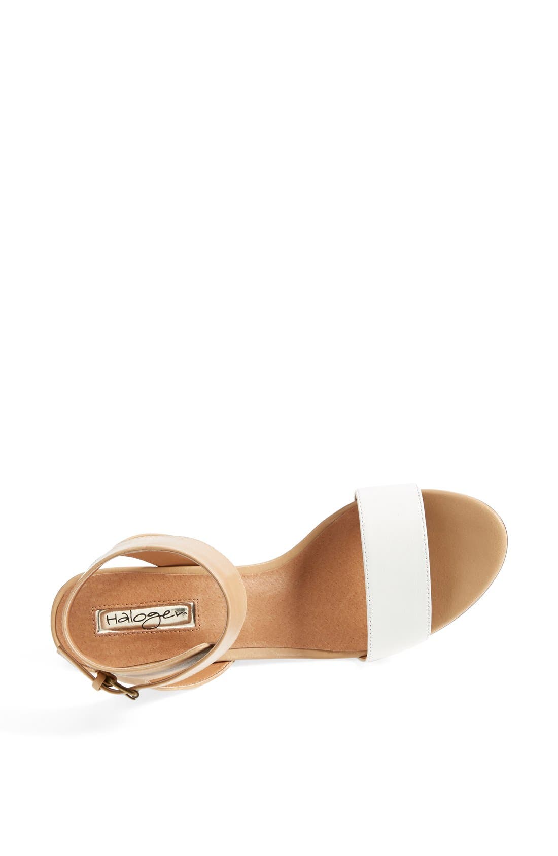 Halogen<sup>®</sup> HALOGEN HOLLY LOW WEDGE SANDAL, Alternate, color, 