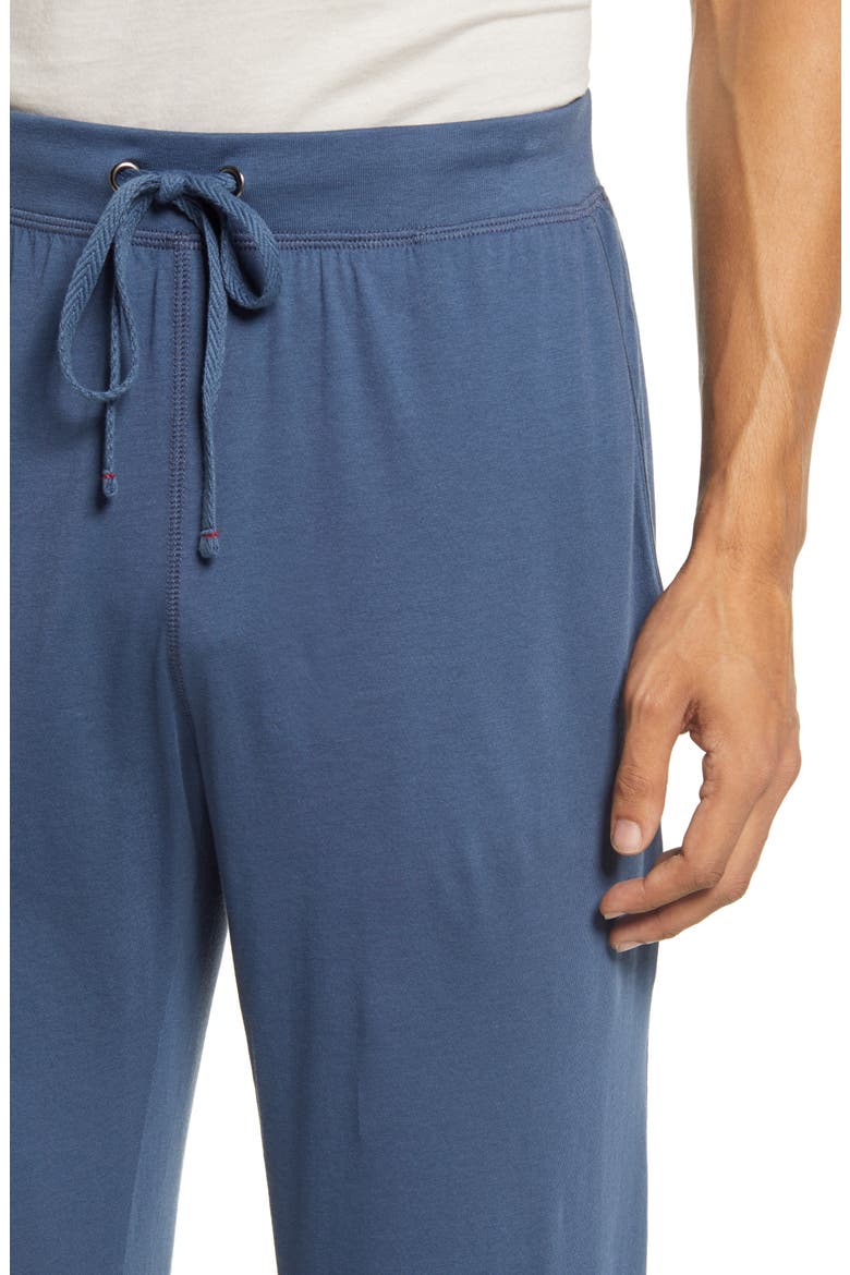 Peruvian Pima Lightweight Cotton Lounge Pants, Alternate, color, DENIM
