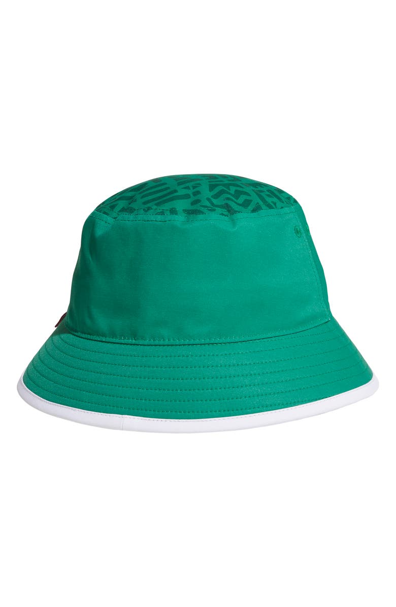 adidas Mexico Fan Bucket Hat, Alternate, color, Bold Green/ Dark Green/ White