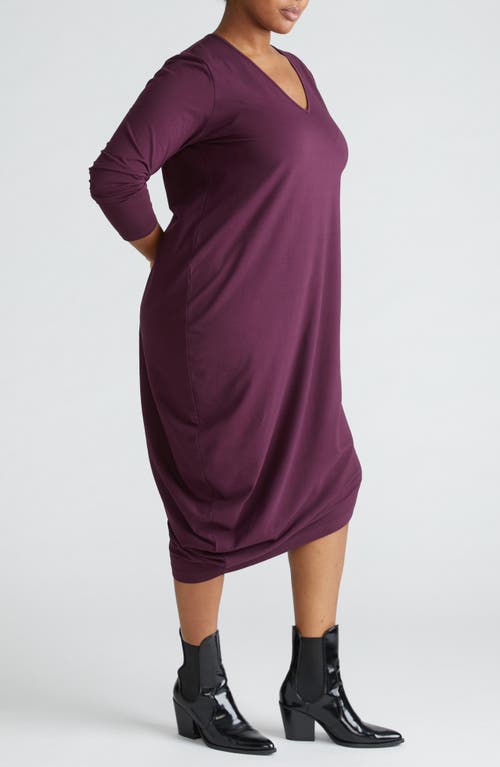 Universal Standard Iconic Geneva Long Sleeve Asymmetric Dress In Aa