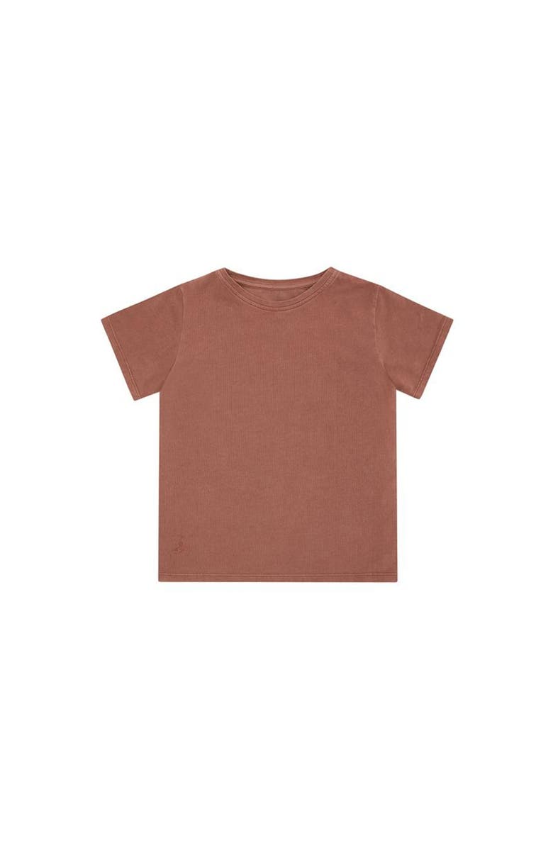 Vild House of Little Organic Cotton T-Shirt, Main, color, Clay Pink-Beetroot Dye