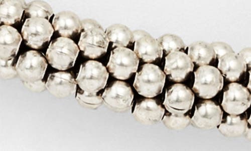 Child Of Wild Yara Beaded Anklet In Metallic