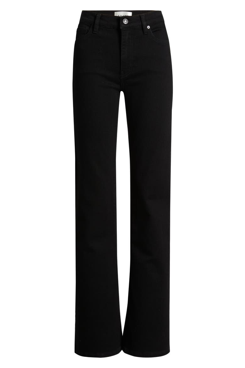 The Icon Flare Leg Jeans, Alternate, color, BLACK