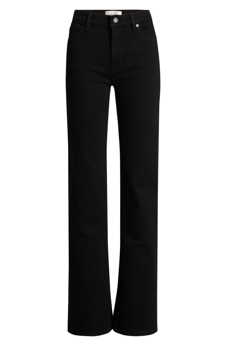 FRAME The Icon Flare Leg Jeans, Alternate, color, Black