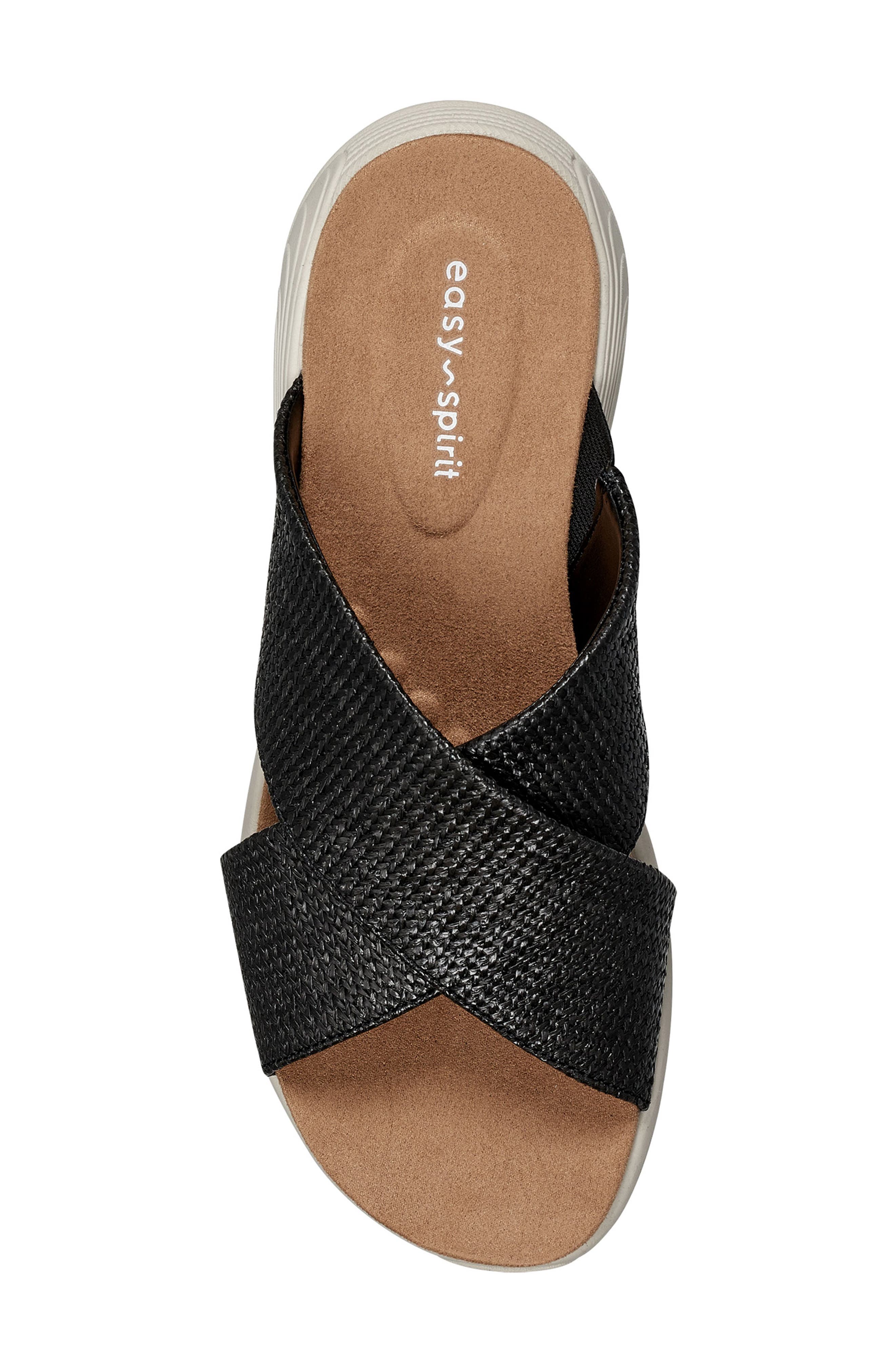 Taite Slide Sandal, Alternate, color, BLACK