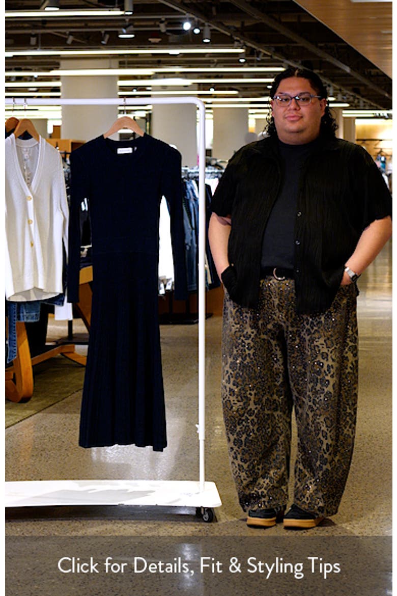 The Sandra Long Sleeve Sweater Dress video