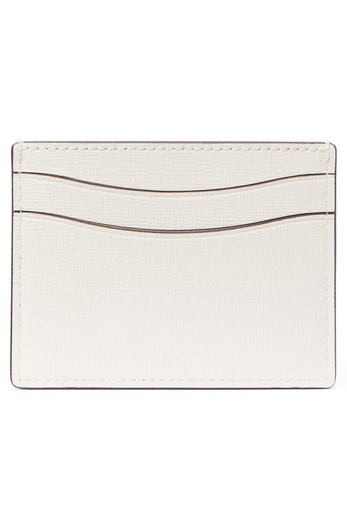 Kate Spade Morgan Embellished Bow Saffiano Leather Card Case