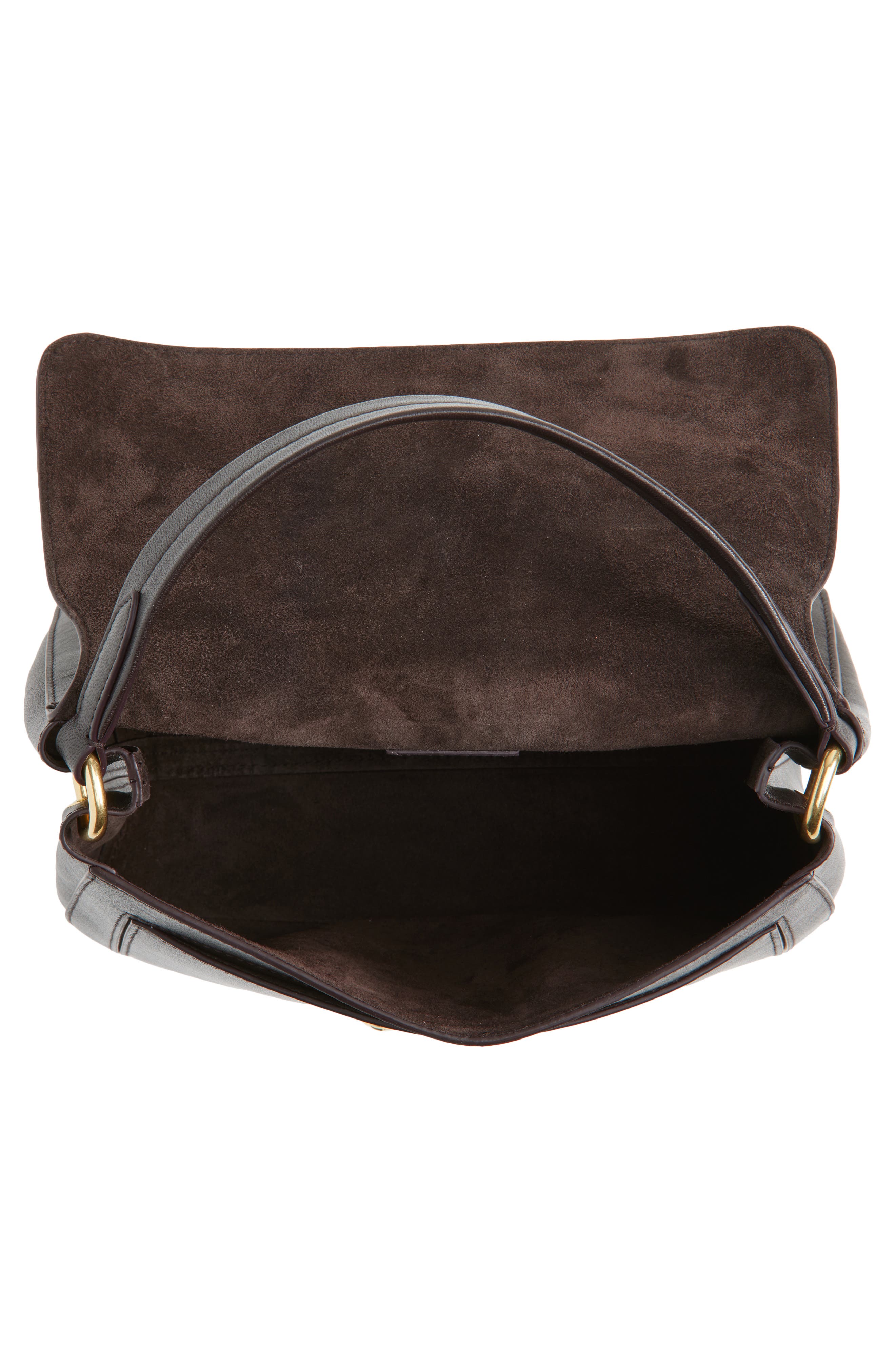 Burberry Small Rider Bag, Alternate, color, Peat