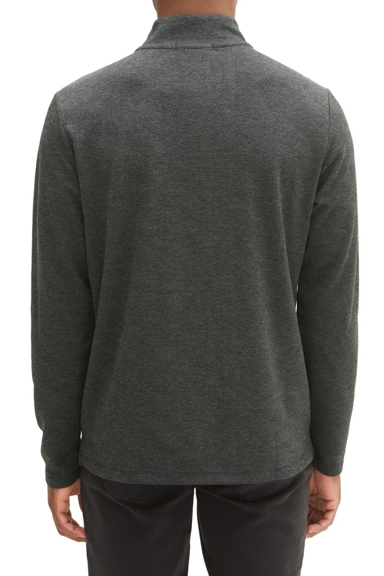Milligan Long Sleeve Half Zip Sweater, Alternate, color, CHARCOAL