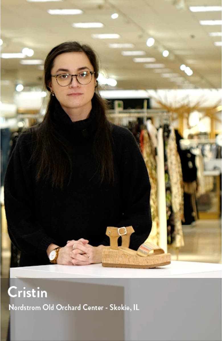 Patrice Ankle Strap Platform Wedge Sandal, sales video thumbnail