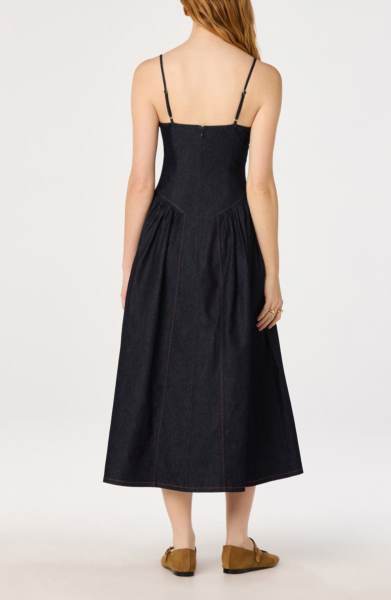 ASTR the Label Margaux Denim Dress, Alternate, color, Dark Denim