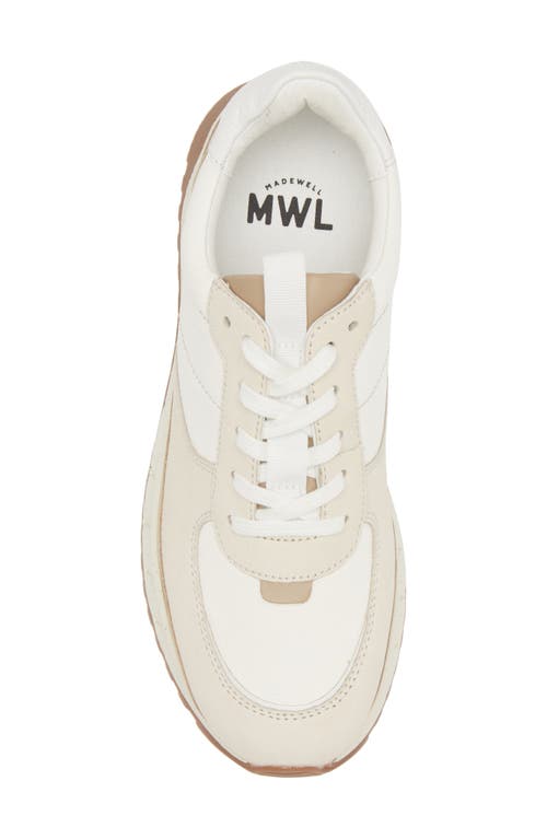 Madewell Kickoff Trainer Sneakers In Neutral Colorblock Leather