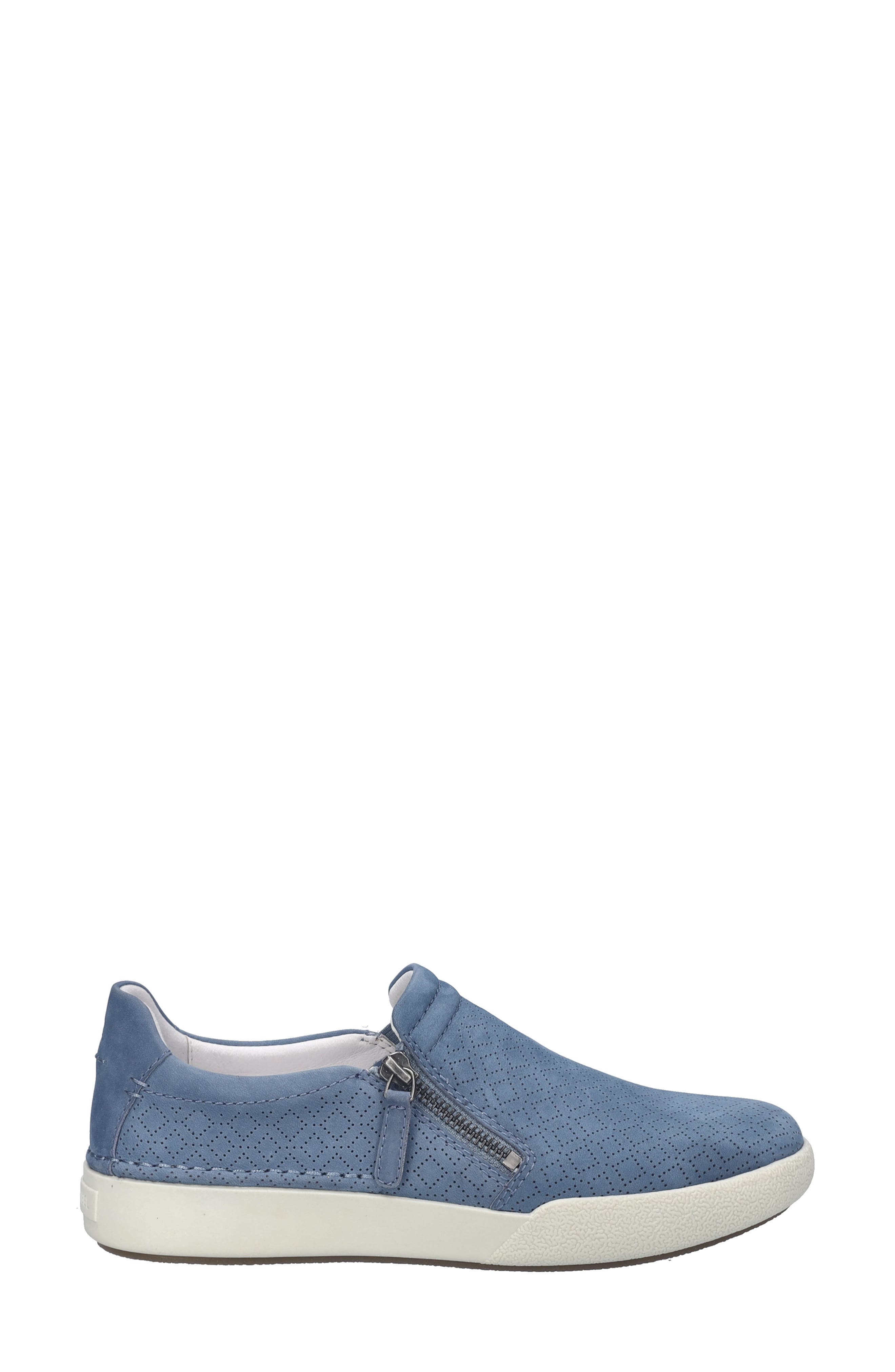 Claire Side Zip Sneaker, Alternate, color, SLATE
