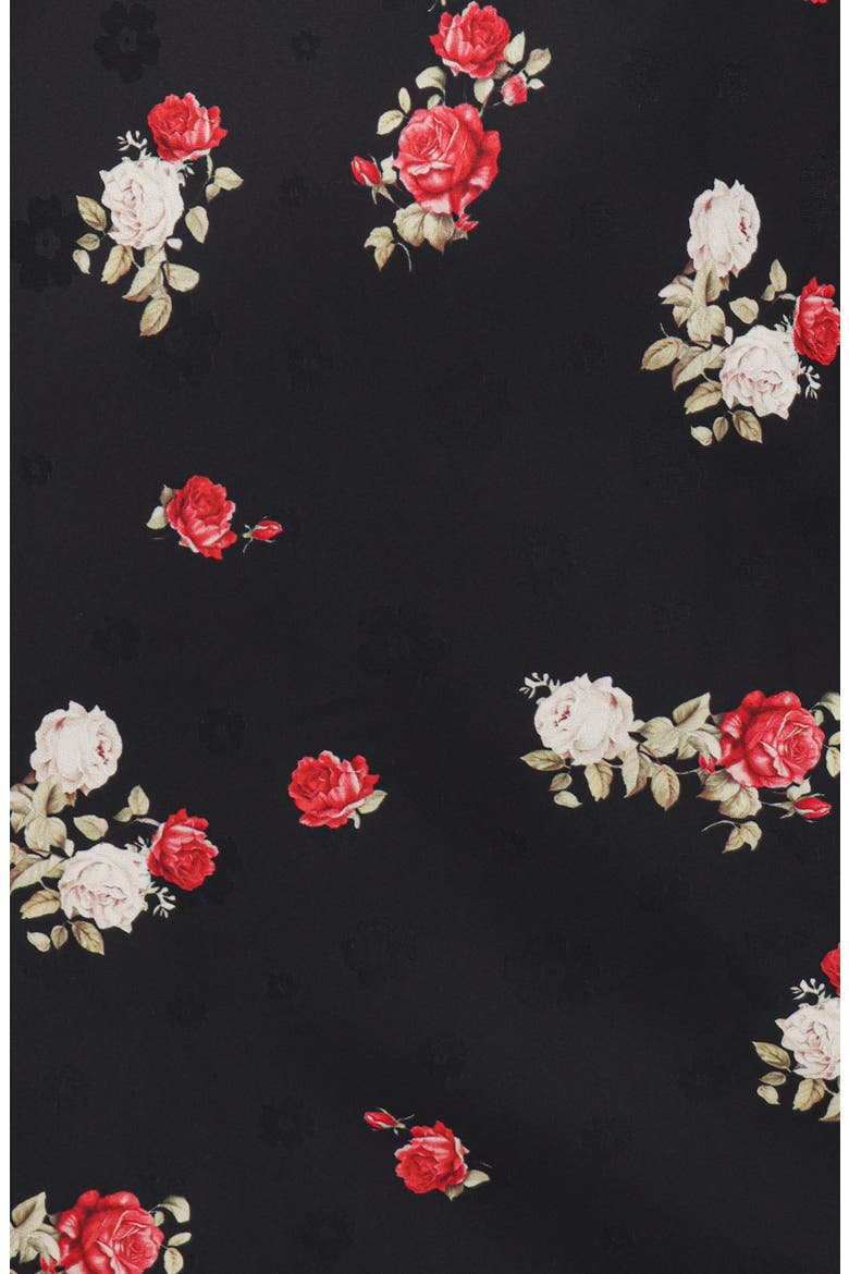 Pauline Floral Long Sleeve Maxi Dress, Alternate, color, BLACK FLORAL