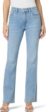 Joe's High Waist Raw Hem Curvy Bootcut Jeans
