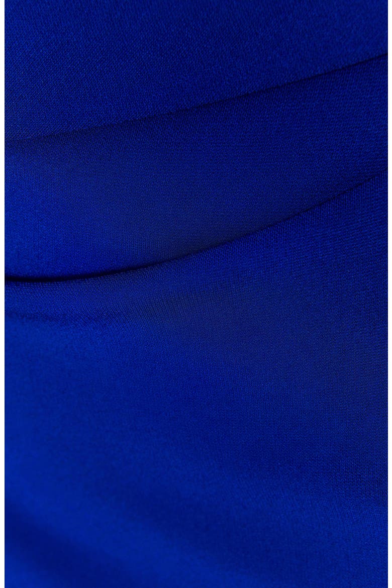 Stretch Crepe Mermaid Gown, Alternate, color, ROYAL