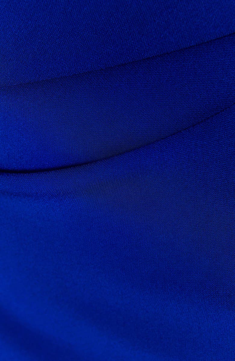 Talbot Runhof Stretch Crepe Mermaid Gown, Alternate, color, 