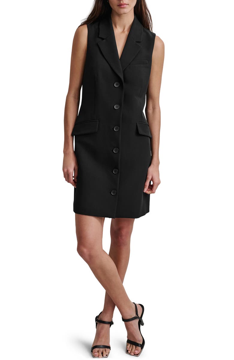 DKNY Sleeveless Coat Dress, Main, color,