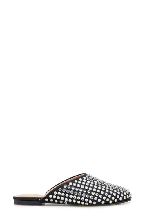Kenneth Cole Saddie Studded Rhinestone Mule In Black