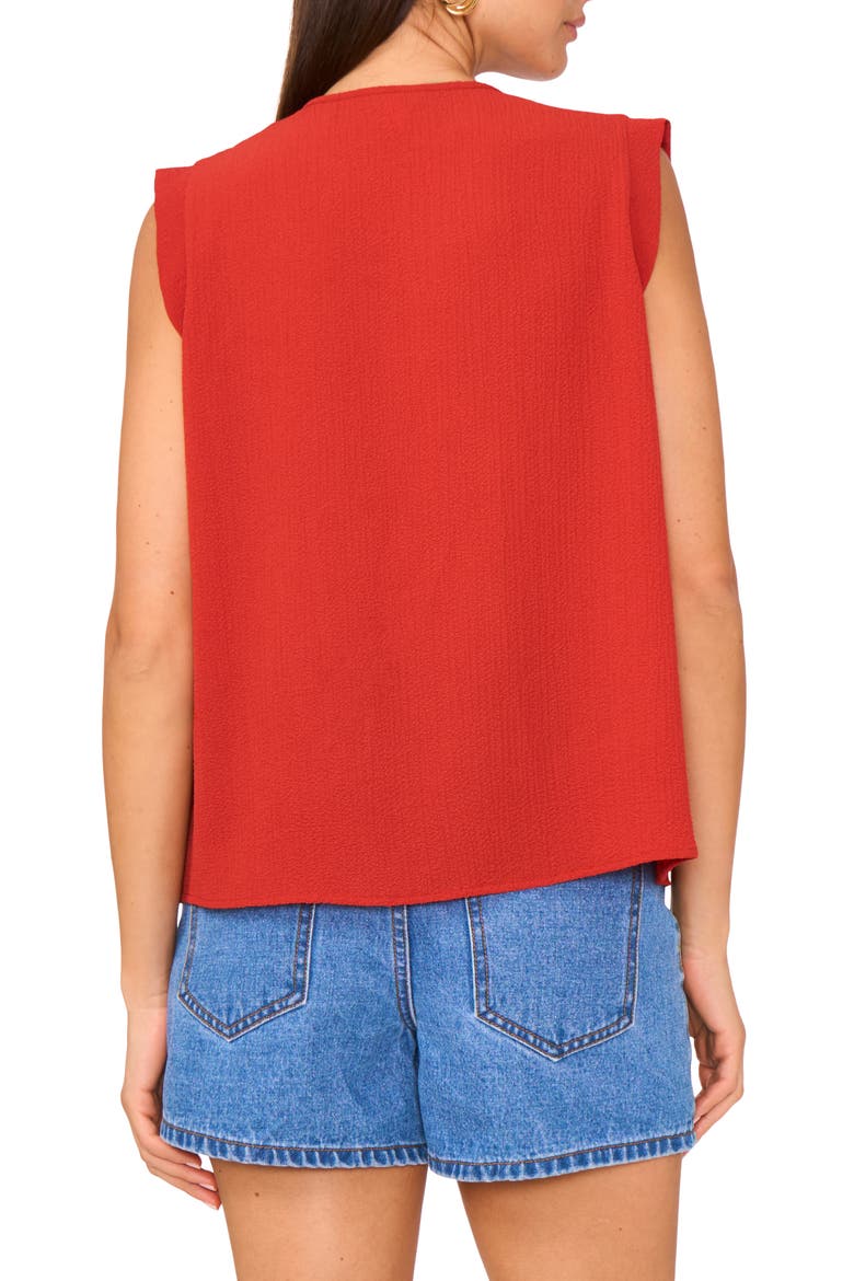 Crepe Tank, Alternate, color, CHILI