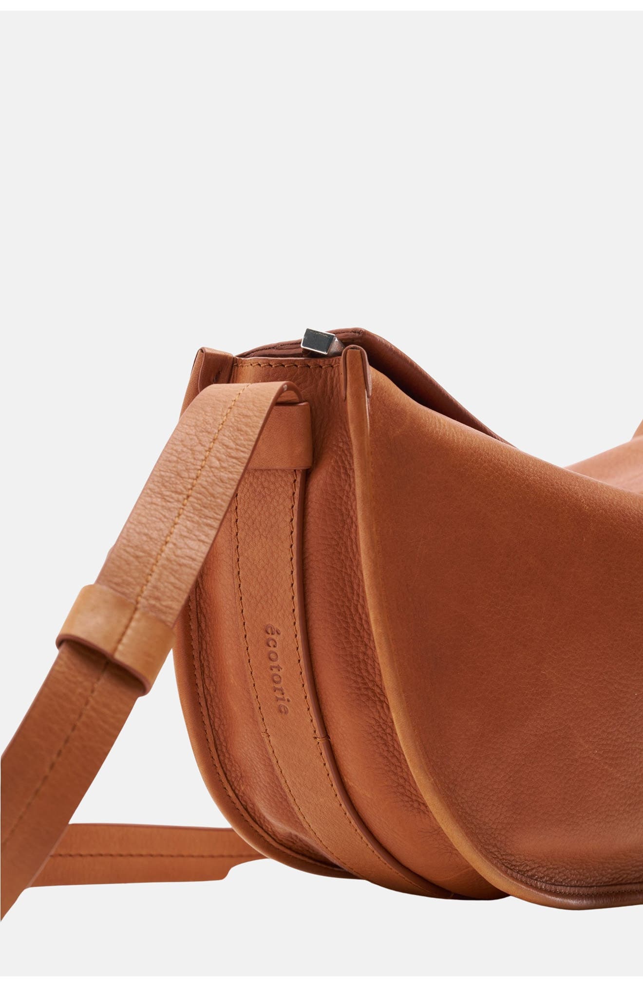 Dora Leather Crossbody Bag, Alternate, color, COGNAC