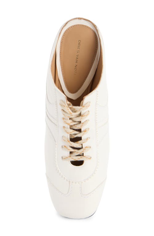 Dries Van Noten Slingback High-heeled Sandals In White