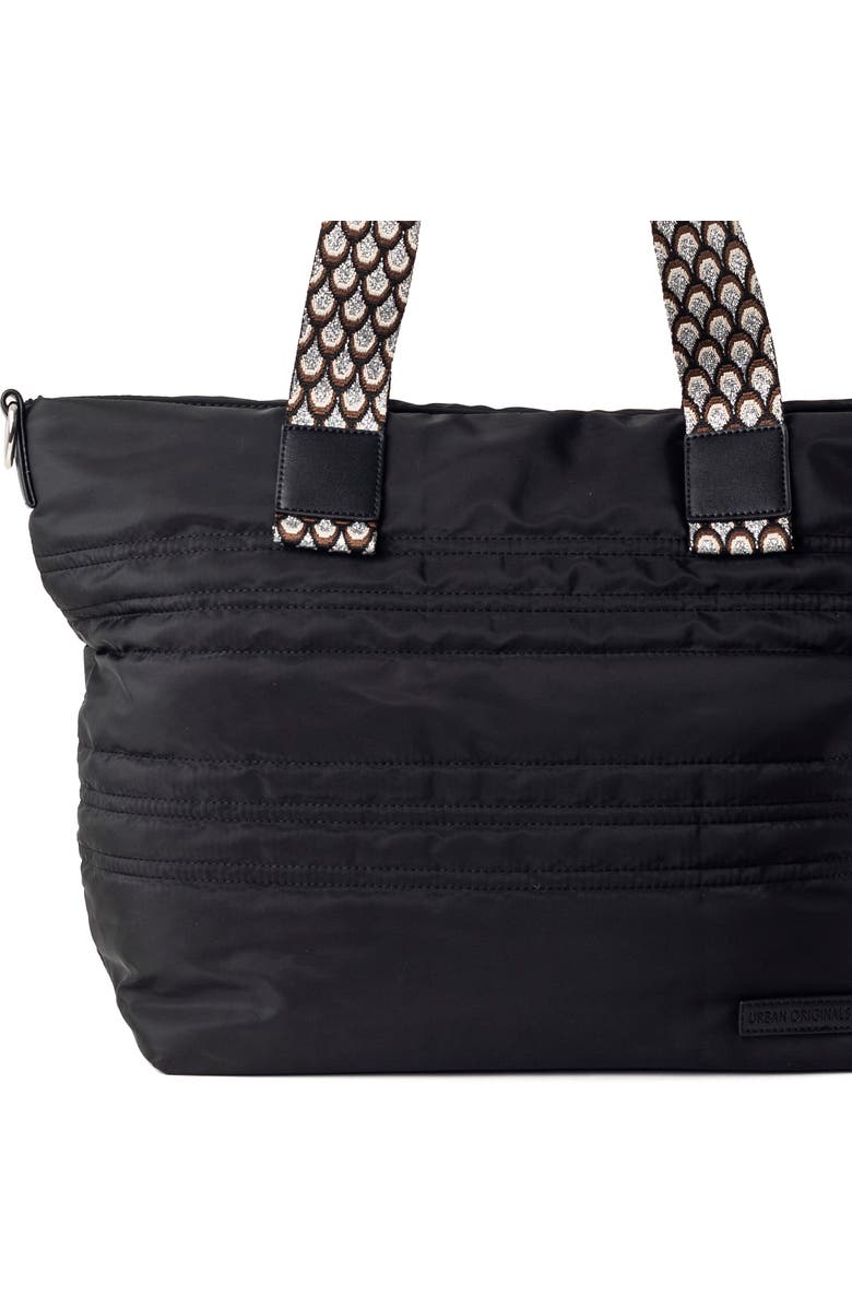 Urban Originals Hear the Music Nylon Tote, Alternate, color, Black