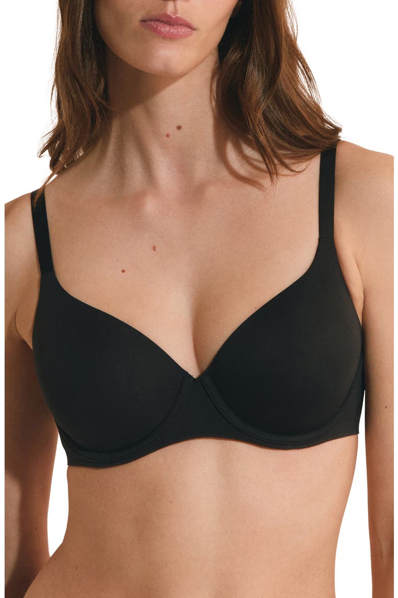 Invisible Full Coverage Bra, Main, color, BLACK