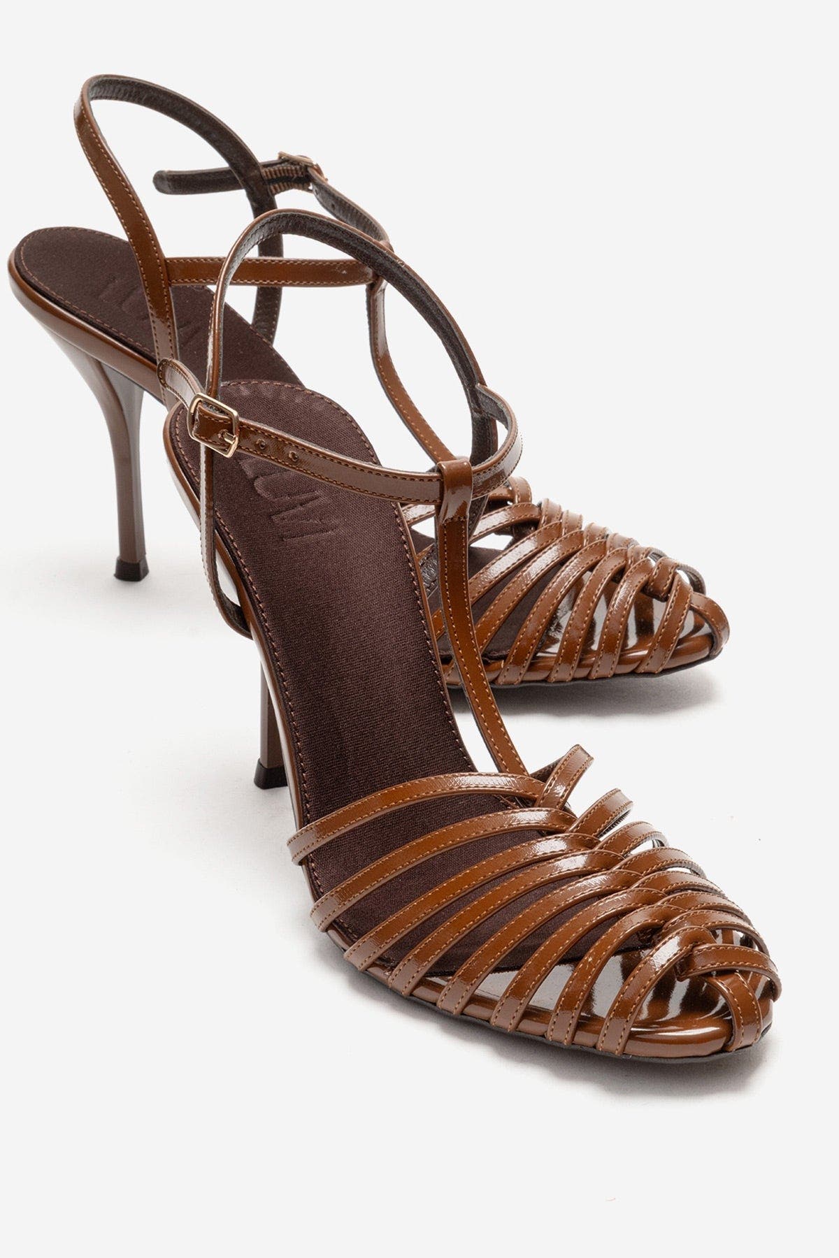 Pasion Stiletto Pump, Alternate, color, Cognac Patent