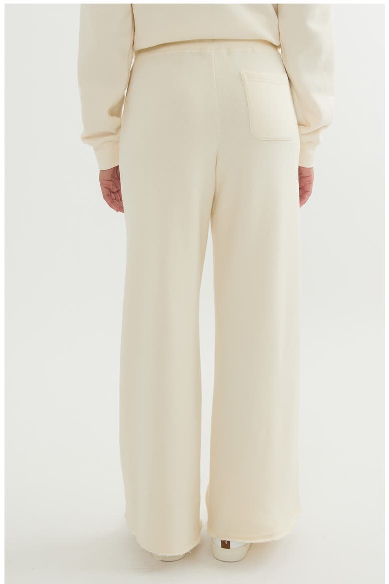 Anytime Wide Leg Fleece Sweatpants, Alternate, color, ANTIQUE