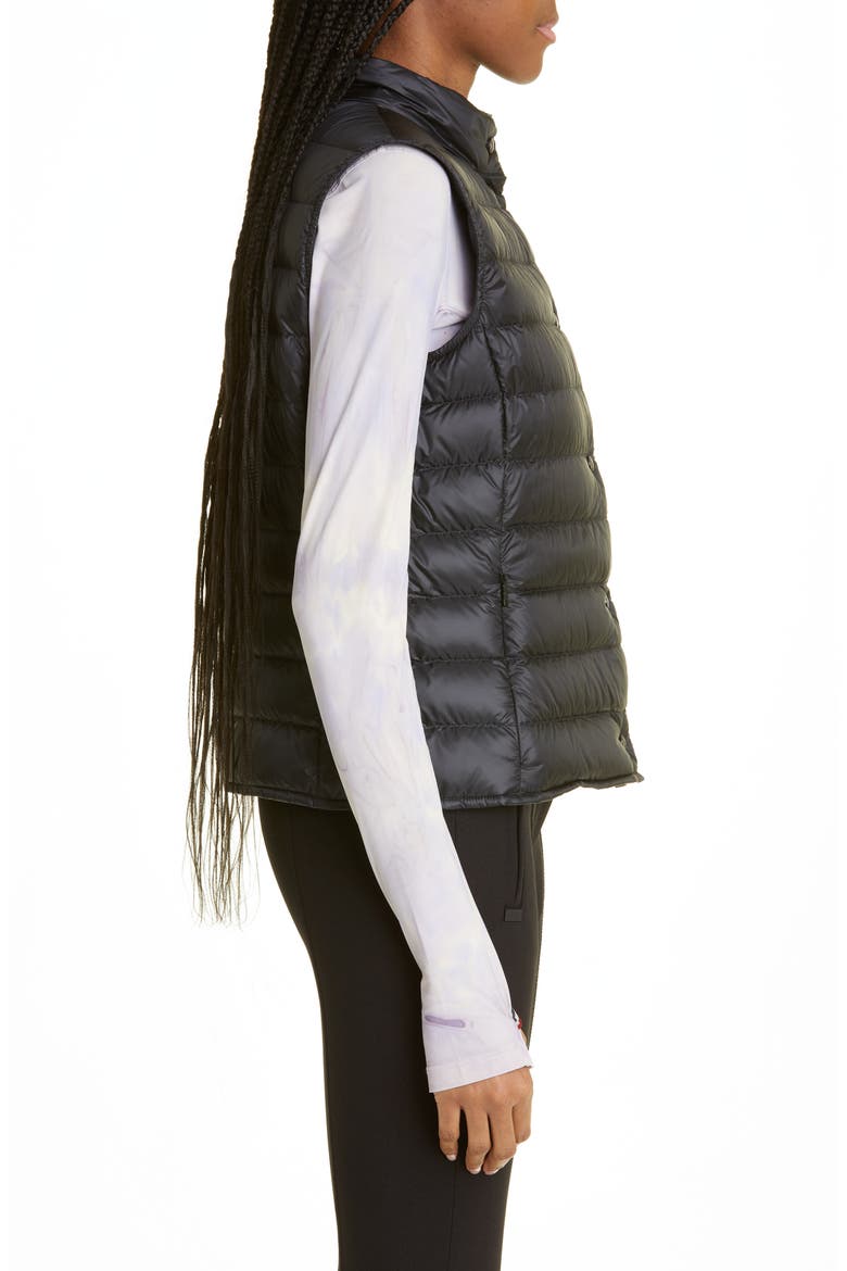 Liane Quilted Down Puffer Vest, Alternate, color, BLACK