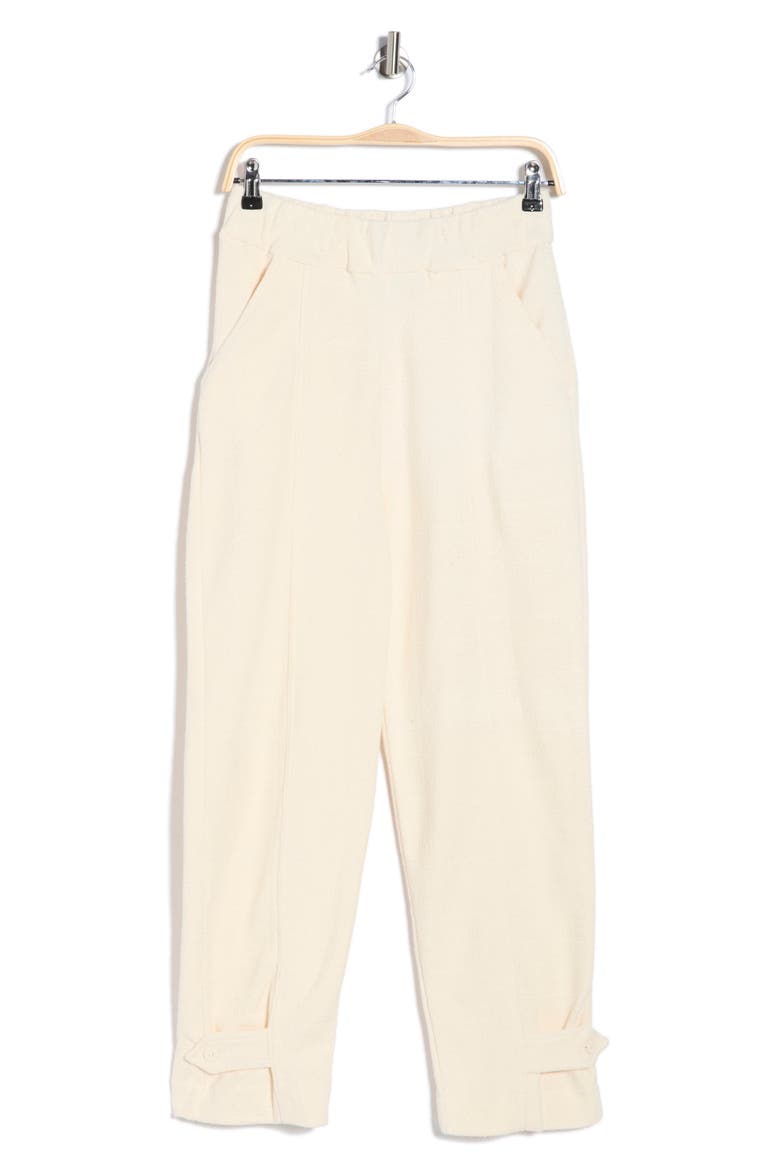 Cuffed Ankle Pants, Alternate, color, OFF WHITE