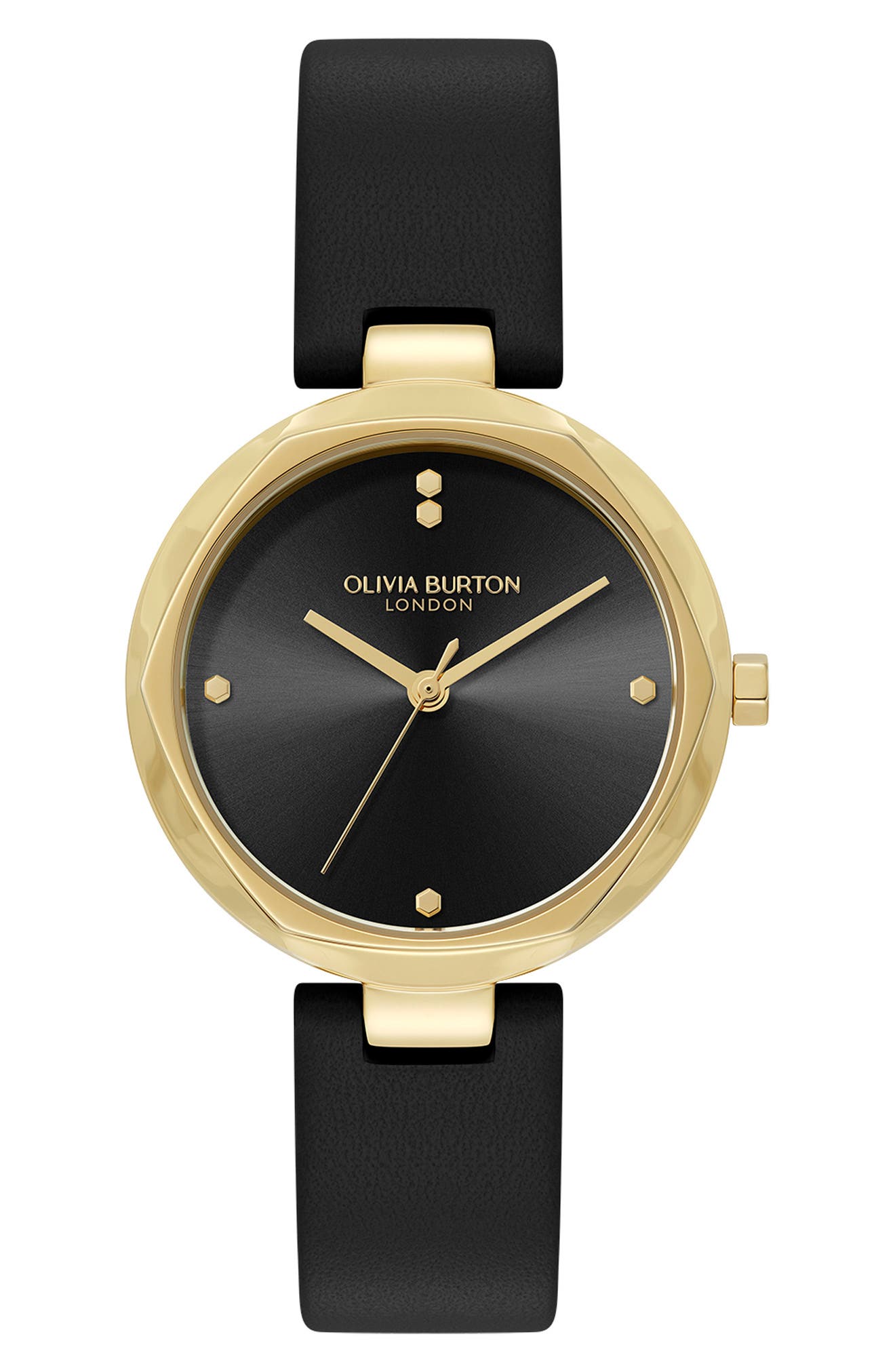 Dimension Leather Strap Watch, 32mm
