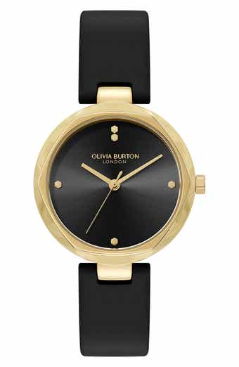 Dimension Leather Strap Watch, 32mm