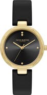 Olivia Burton Dimension Leather Strap Watch, 32mm