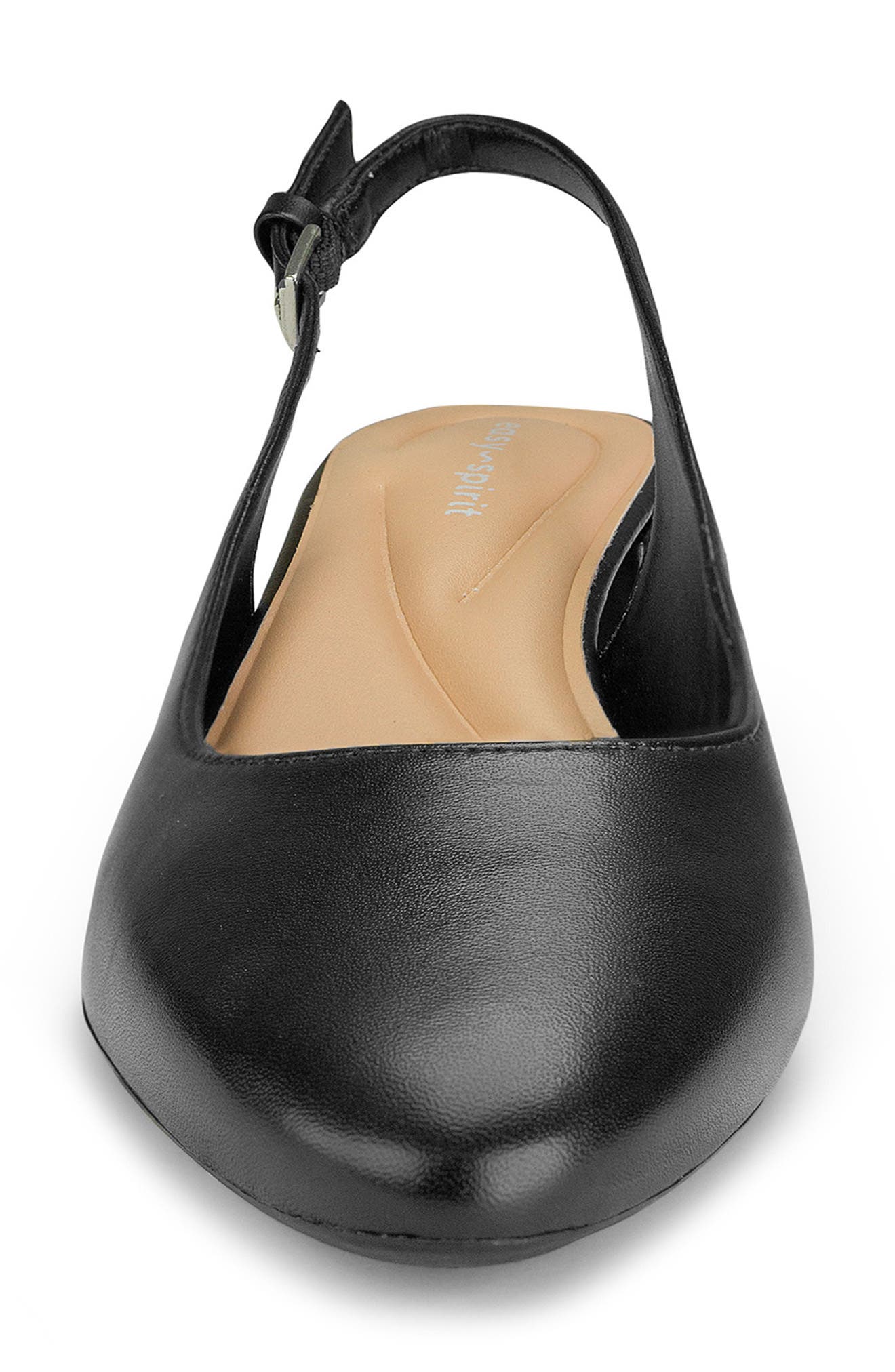 Easy Spirit Cassius Slingback Flat, Alternate, color, Black 001