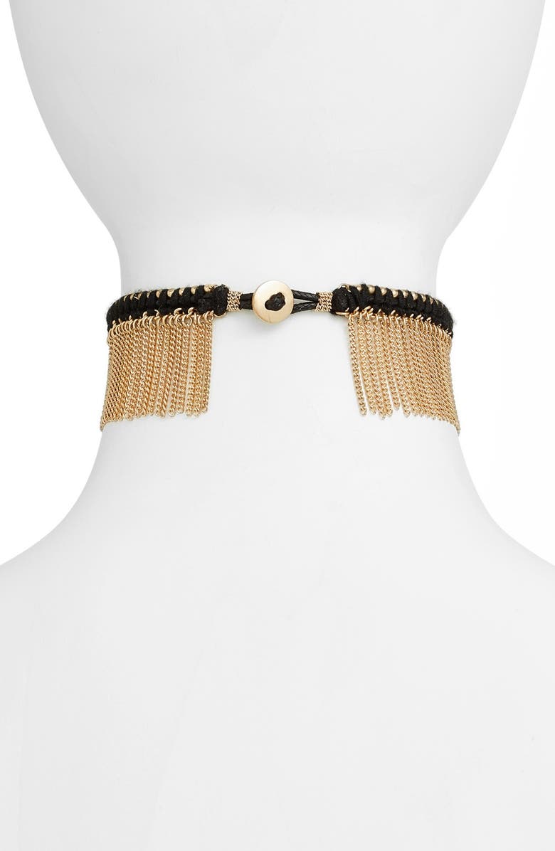 Treasure & Bond Fringe Choker, Alternate, color, 
