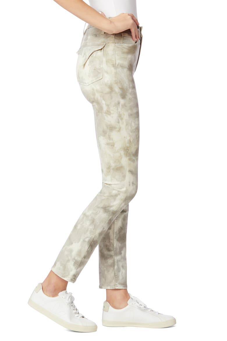 Collin Slim Straight Leg Jeans, Alternate, color, SAGE FATIGUE TIE