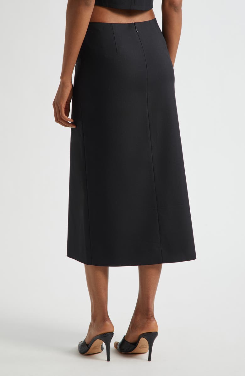 L'AGENCE Febe Tuxedo Pencil Skirt, Alternate, color, Black
