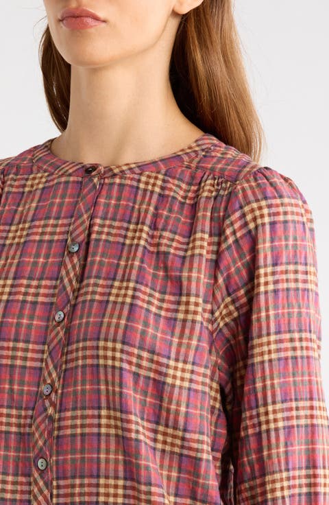 Millie Check Top